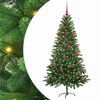 vidaXL Božićno drvce s 150 LED svjetlima s stalakom Zelena 150 cm PE