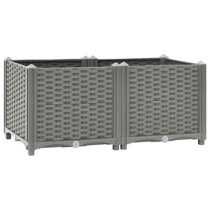 vidaXL Povi&scaron;ena gredica 80x40x38 cm od polipropilena
