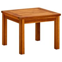 vidaXL Vrtni stolić za kavu 45 x 45 x 36 cm masivno bagremovo drvo