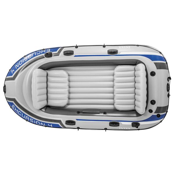 Intex čamac na napuhavanje Excursion 4 s elektromotorom i nosačem