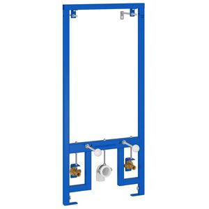 vidaXL Podr&scaron;ka za Zid Kupaonice Plava 50 x 3 x 112 cm