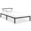 vidaXL Okvir za krevet crni metalni 90 x 200 cm