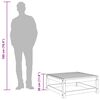 vidaXL Vrtni tabure 70 x 70 x 30 cm od masivne duglazije