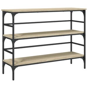 vidaXL Konzolni stol boja hrasta sonome 100x32x75 cm konstruirano drvo