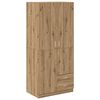 vidaXL Ormar Artisan hrast 80x52x180 cm izrađeno drvo