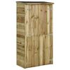 vidaXL Vrtno spremi&scaron;te za alat od borovine 85 x 48 x 177 cm
