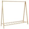 vidaXL Stalak za odjeću s policama 106x34x102 cm od bambusa