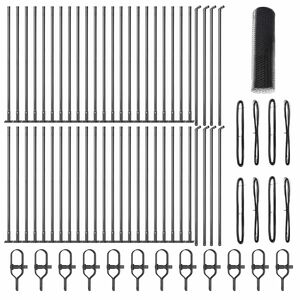 vidaXL Stup za ogradu Siva