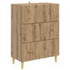 vidaXL Ormar s ladicama 66 x 34,5 x 90 cm Konstruirano drvo