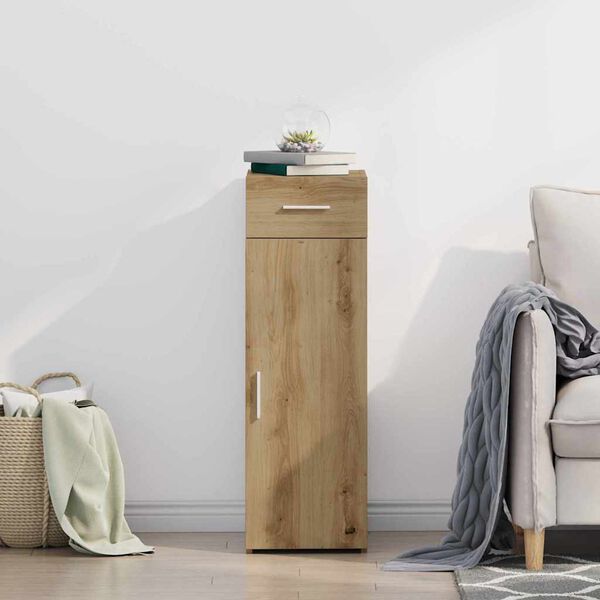 vidaXL Kreveta s ladicama Umjetnički hrast 30 x 42,5 x 93 cm