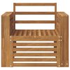 vidaXL Set vanjskih sofa Prirodna 79 x 63 x 73 cm Čvrsto drvo akacije
