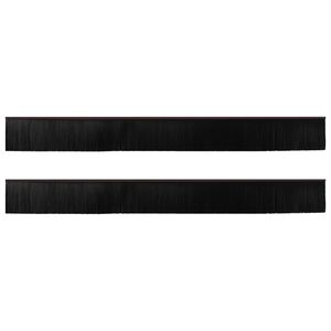 vidaXL Samoljepljivi pečati za vrata 2 pcs Smeđa 100 cm