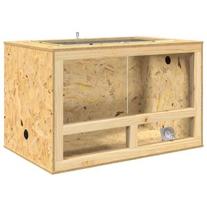 vidaXL Terarij Smeđa 80 x 50 x 50 cm OSB