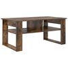 vidaXL Kava Stol Dimljeni hrast 96 x 54 x 44 cm Konstruirano drvo