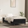 vidaXL Madrac s džepičastim oprugama srednje tvrdoće crni 100x220x20 cm bar&scaron;unasti