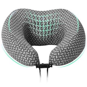 vidaXL Jastuk s jastukom Podesiva Siva 30 x 28 x 14 cm Poliester