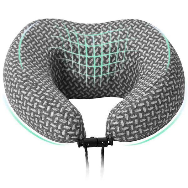 vidaXL Jastuk s jastukom Podesiva Siva 30 x 28 x 14 cm Poliester