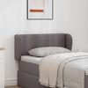 vidaXL U&scaron;i uzglavlja Siva nijansa 40 x 23 x 6 cm PVC