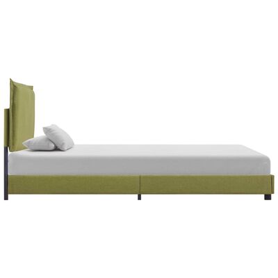 vidaXL Okvir za krevet od tkanine zeleni 90 x 200 cm