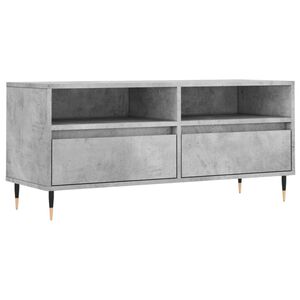 vidaXL TV ormarić boja betona 100x34,5x44,5 cm od konstruiranog drva
