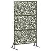 vidaXL Zaslon za privatnost 100 x 50 x 180 cm Čelik Maslinastozelena