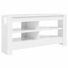 vidaXL KutuskiTVormar 102 x 40,5 x 45 cm Visoki sjaj bijela