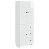 vidaXL Set ormara 2 pcs 66 x 34,5 x 90 cm Konstruirano drvo