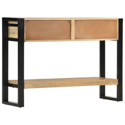 vidaXL Konzolni stol 110 x 30 x 76 cm od masivnog grubog drva manga