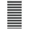 vidaXL Zavjesa zebra crna 75x100 cm &scaron;irina tkanine 70,9 cm poliester