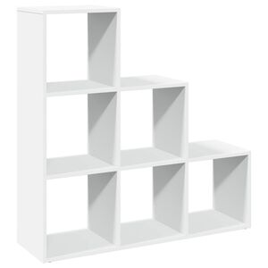 vidaXL Pregrada za sobe s 3 etaže, bijela, 99x29x99 cm, od inženjerskog drva