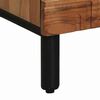 vidaXL Highboard Prirodna 40 x 33,5 x 110 cm Čvrsto drvo akacije