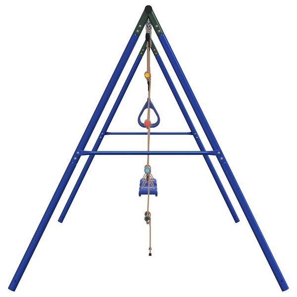 vidaXL Vanjski set s ljuljačkama, trapezom i ljestvama