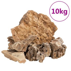 vidaXL Zmajevo kamenje 10 kg smeđe 5 - 30 cm