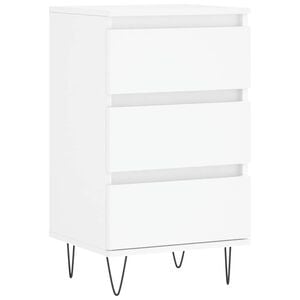 vidaXL Komoda bijela 40 x 35 x 70 cm od konstruiranog drva