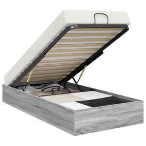 vidaXL Otomanski krevet s pohranom Sivi Sonoma 193 x 75,5 x 25 cm