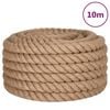 vidaXL Uže od jute dužina 10 m debljina 50 mm
