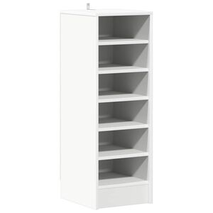 vidaXL Ormarić za cipele bijeli 31,5 x 35 x 90 cm konstruirano drvo