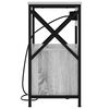vidaXL Noćni ormar Siva Sonoma 40 x 31 x 60 cm Konstruirano drvo