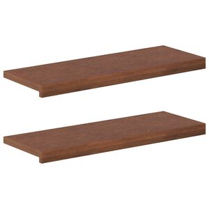 vidaXL Stepenica 2 kom. 70 x 25 x 2 cm Tamno smeđa