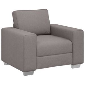 vidaXL Sofa stolica Sivo-smeđa 100 cm tkanina