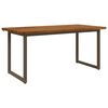vidaXL Kvadratni blagovaonski stol 160 x 70 x 75 cm Prirodna