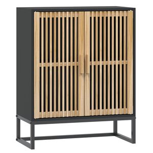 vidaXL Komoda crna 60 x 30 x 75 cm od konstruiranog drva