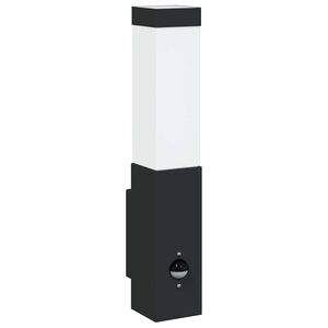 vidaXL Vanjska zidna lampa Crna 10.5 x 6 x 33 cm
