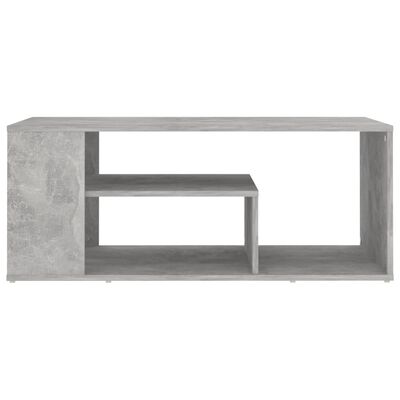 vidaXL Stolić za kavu siva boja betona 100 x 50 x 40 cm od iverice