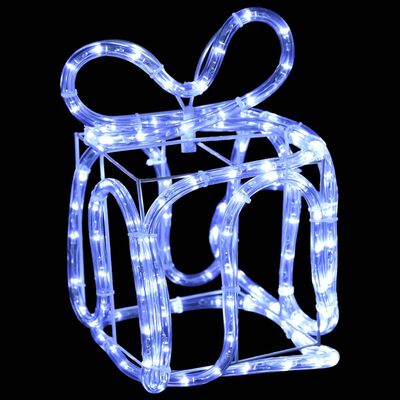 vidaXL Ukrasne božićne kutije za poklone sa 180 LED žarulja
