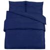 vidaXL Set posteljine za poplun modri 155x220 cm lagana mikrovlakna