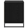 vidaXL Noćni ormarić Crni hrast 50 x 39,5 x 50 cm Konstruirano drvo