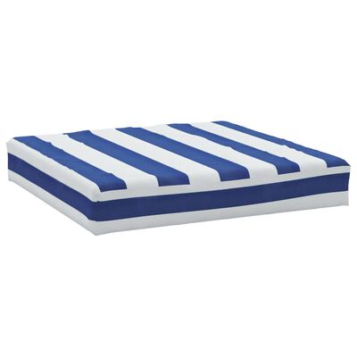 vidaXL Jastuci za palete 3 kom plavo-bijeli prugasti od tkanine Oxford