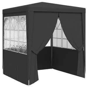 vidaXL Profesionalni &scaron;ator za zabave 2 x 2 m antracit 90 g/m&sup2;