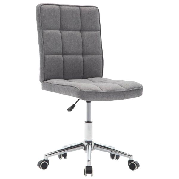 vidaXL Blagovaonske stolice od tkanine 4 kom svjetlosive